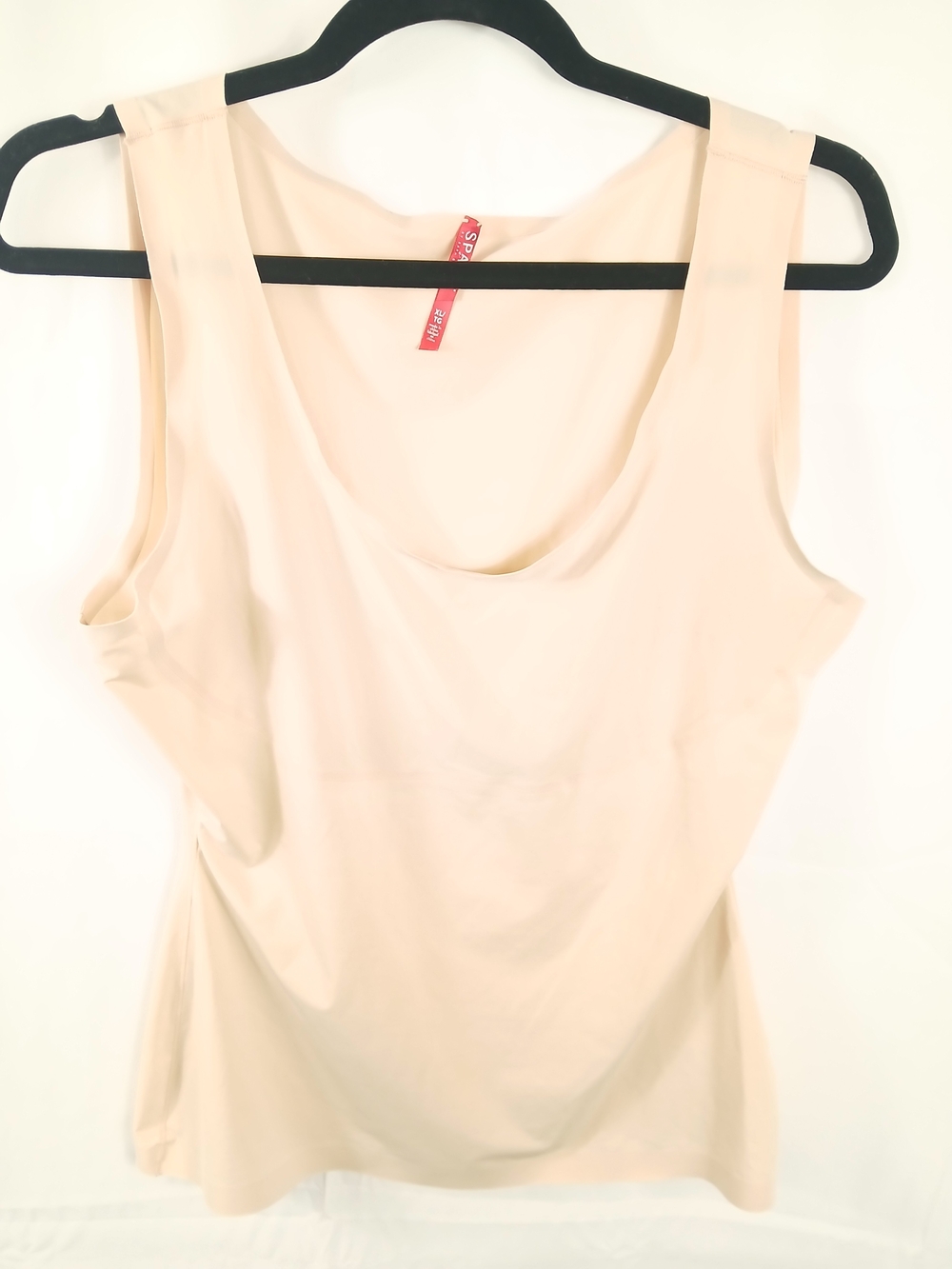 SPANX Thinstincts Tank Top Women's XL Nude Beige Seamless Shapewear Smoothing